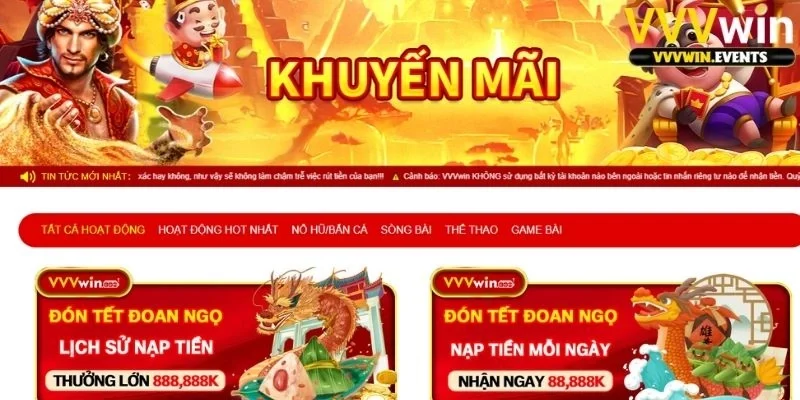 Khuyến mãi VVVwin